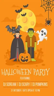 Halloween Invitation android App screenshot 0