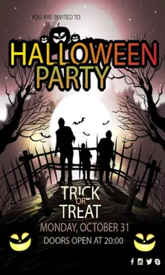 Halloween Invitation android App screenshot 4